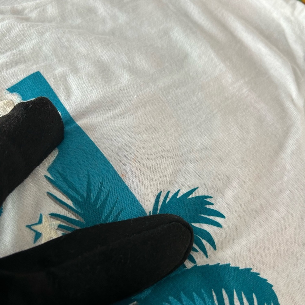 Vintage 90s Puffy Print 100% Cotton Single Stitch Sea Shells Bahamas T-S… - Picture 7 of 13